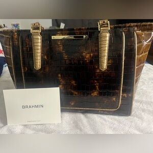 Brahmin Medium Arno- Tortoise Rouncewell Tote